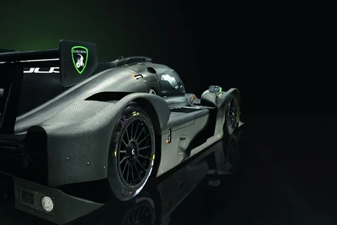 Duqueine prototype in the studio, with the green Duqueine badge visible on the rear fin