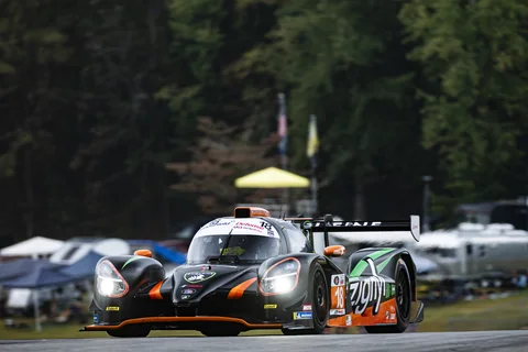 No. 18 Forbush Performance Duqueine cresting the track at Road Atlanta